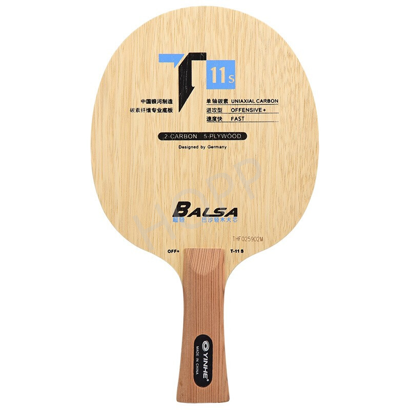Table Tennis Forehand - YINHE T-11 T11S (발사 경량 탄소)