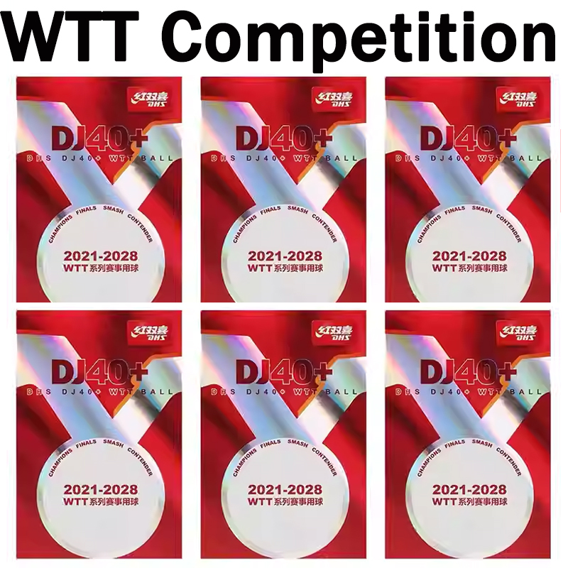 Table Tennis Athlete - 프로페셔널 탁구공 DHS DJ40+ WTT 3스타
