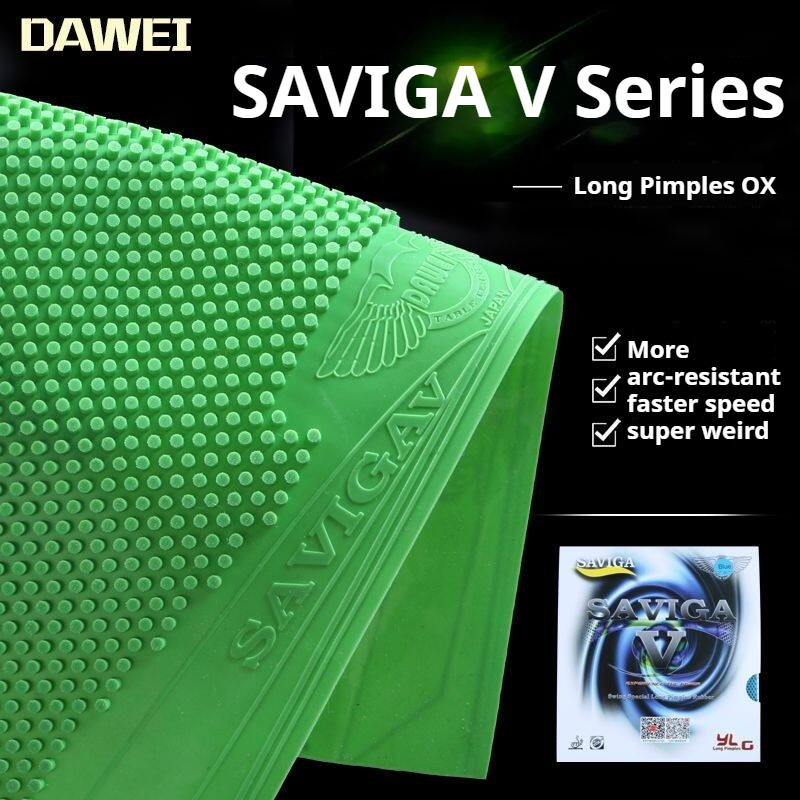 탁구 러버 DAWEI SAVIGA V 컬러풀 롱 핌플스 - Table Tennis Score 리뷰 및 가격