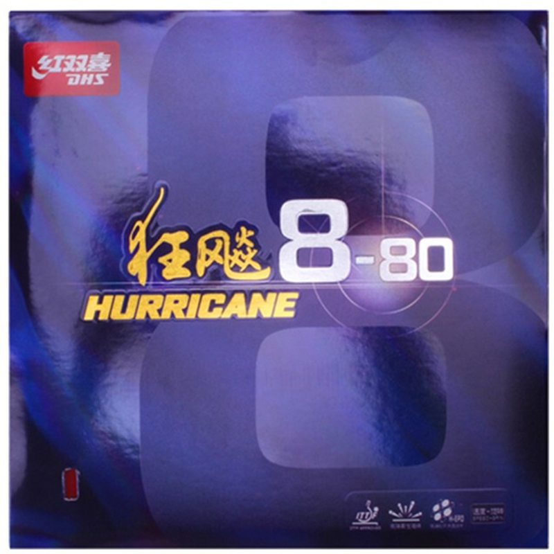 DHS 오리지널 허리케인8-80 허리케인 8-80 피프 - Table Tennis Forehand Rubber 리뷰 및 가격